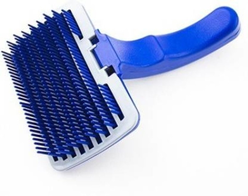Wuff-wuff Dog Cat Brush Pet Soft Brush for Shedding Removes Loose Undercoat, Slicker Brush for Pet Massage, Self Cleaning, Slicker Brushes for Dog Slicker Brushes for Dog, Cat