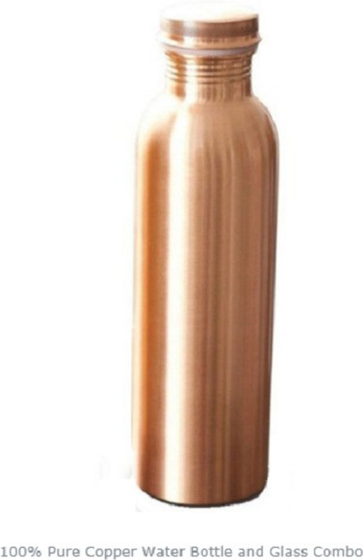 lakshay Copper Bottle with Glass 150 ml Bottle(Pack of 1, Copper)