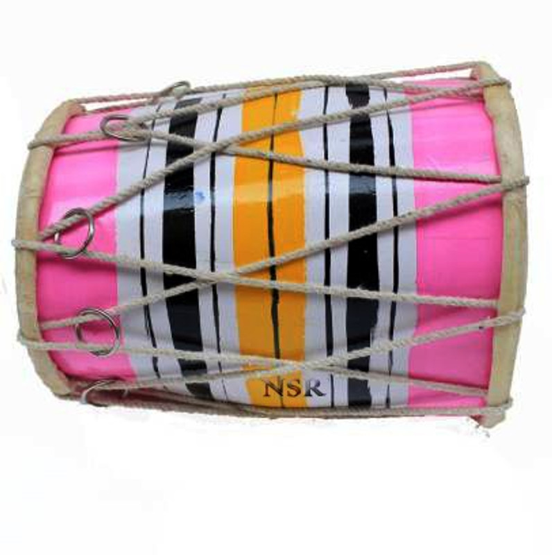 NSR Traders NSRBABY07 Rope & Rings Dholki(Multicolor)