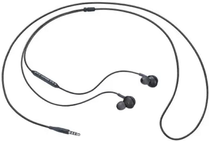 SPEQTA COMPATIBLE FOR SAMSUNG GALAXY BLACK EARPHONE 100% ORIGINAL WITH MIC BIG SOUND Earphone Cable Organizer