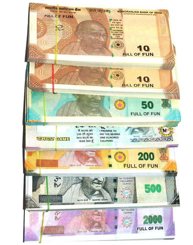 Mallexo Latest design Fake Money note for kids Money Gag Toy