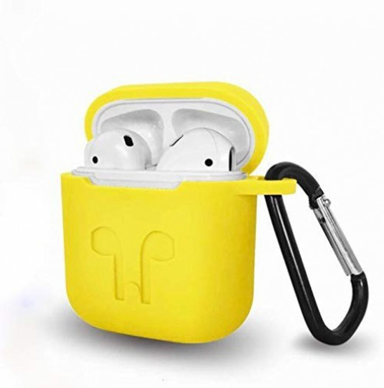luxify Silicone Pull String Headphone Case(Lime Yellow Airpods Case)