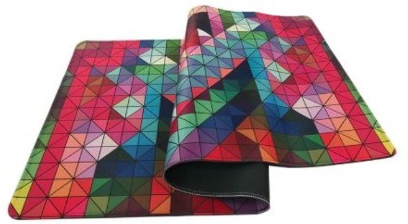 meetion Colorful Squares | XL Size Gaming Mouse Pad Mousepad(Multicolor)