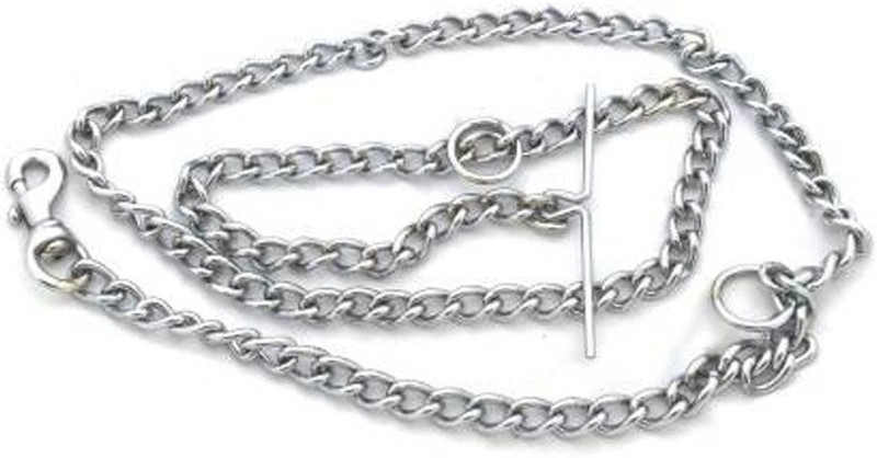 ROCKHIGH Dog Training Chain/Leash Stainless Steel 10NO. 170 cm Long 170 cm Dog Chain Leash(Steel)
