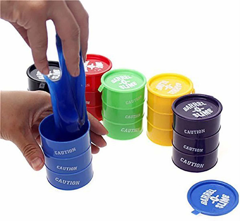 digitalgoal BARREL-O-SLIME - Set of 6 Pcs Multicolor Putty Toy