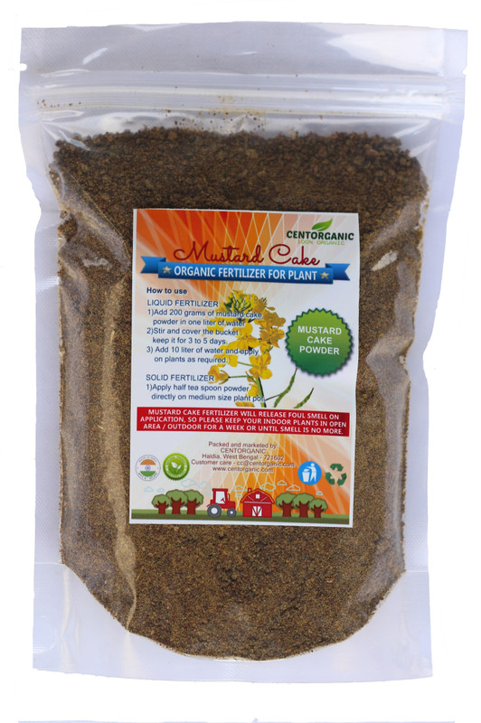 centorganic Natural Organic Mustard Cake Powder Fertilizer manure for Plants Soil Manure(450 g Granules)
