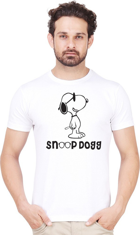stylevastra Printed Men Round Neck White T-Shirt