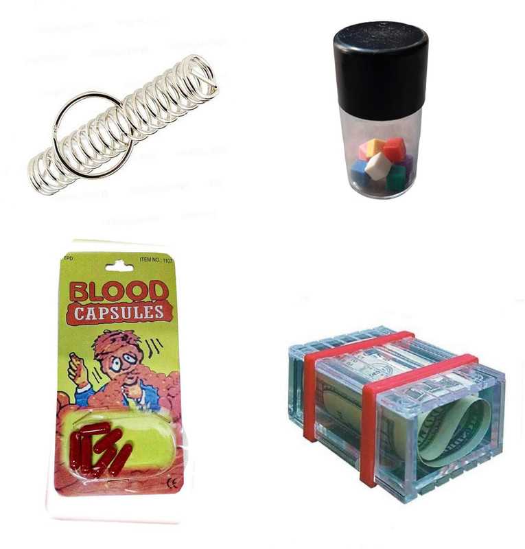 VK MART Magic Spring, Dice Box, Money Magic Kit Gag Toy