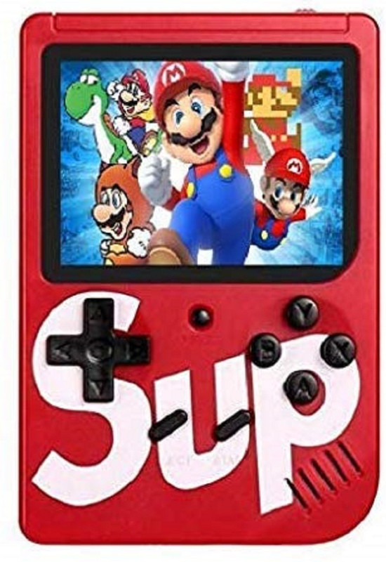 Triangle Ant Retro™ Game Box Console Handheld Game PAD Gamebox 8 GB with Mario, Super Mario, DR Mario, Contra, Turtles, and other 400 Games(Black)