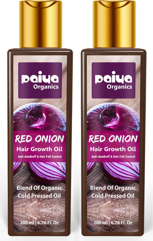 paiya organics 400ML Pure Red Onion Oil For Hair Growth Hair Oil(400)