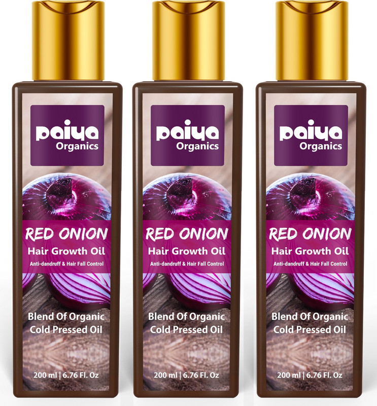paiya organics 600ML Pure Red Onion Oil For Hair Growth Hair Oil(600)