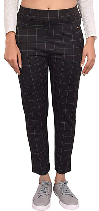 gs angel Black Jegging(Checkered)