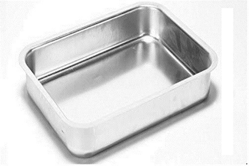 ZenShop Aluminium Cupcake/Muffin Mould Square shaped Aluminium Tray Baking for 1kg Cake.(Pack of 1)