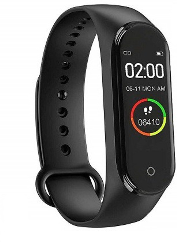 charuvi enterprises fitness smart band/watch ( black color )(Black Strap, Size : FREE)