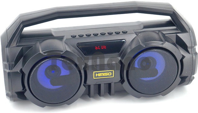fiado KIMISO-S1 3D STEREO SOUND LED LIGHT WIRELESS 20 W Bluetooth  Speaker(Black, Stereo Channel)