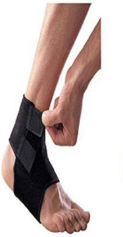 verified Ankle support strap ankle pain relief For Men and women Ankle Support(Black)