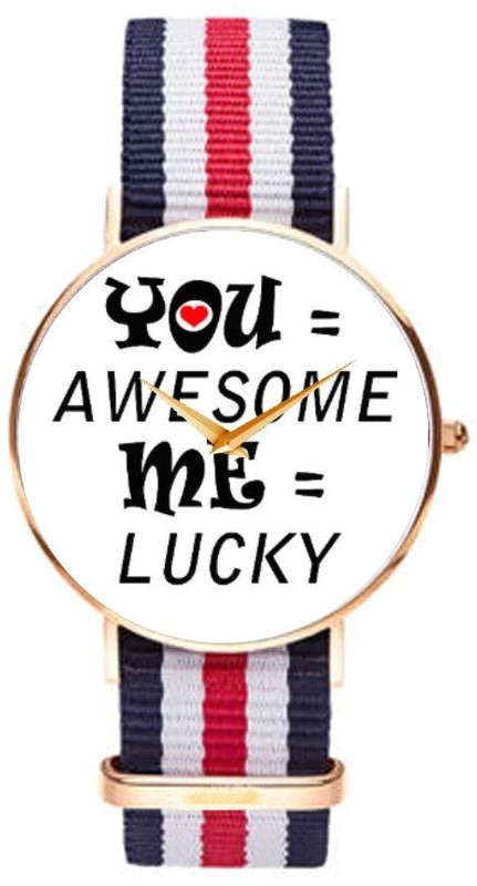lagniappe LAGVC14 Awesome Lucky Gifts For V-Day / B'day / Annivesary For Husband / Boyfriend / Lover / Fiance Analog Watch  - For Boys