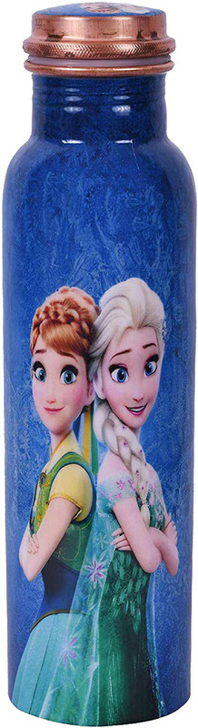 eleganzze Frozen Girl Copper Bottle 1000 ml Bottle(Pack of 1, Copper)