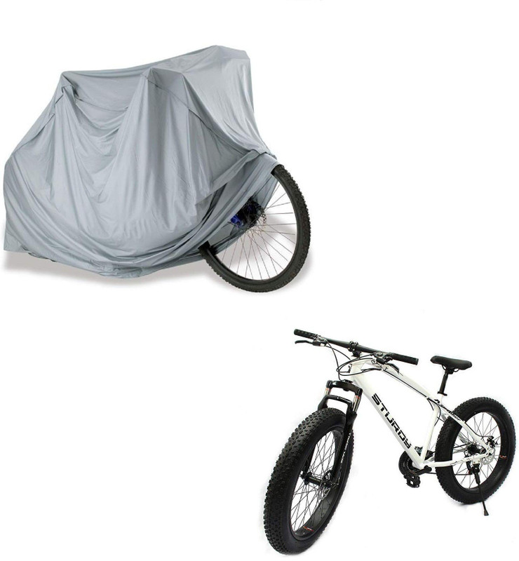Buy PEony Water Resistant Bicycle Cover for Sturdy Bicycle ain Cycle Bicycle Cover Free Size Silver Online at desertcartCyprus