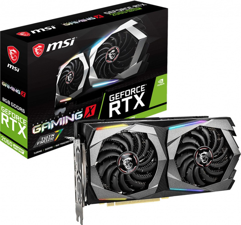 MSI NVIDIA GeForce RTX 2060 SUPER GAMING X 8 GB GDDR6 Graphics Card