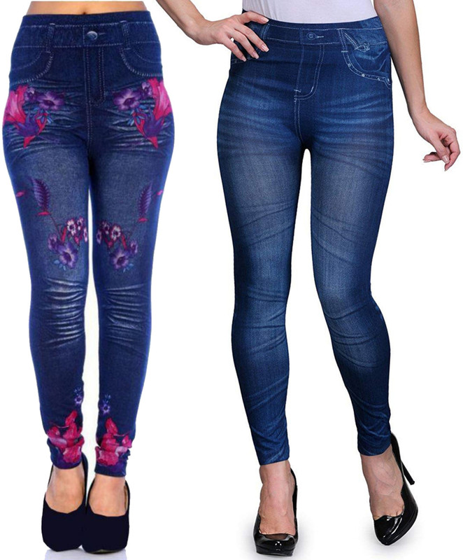 gs angel Multicolor Jegging(Floral Print)