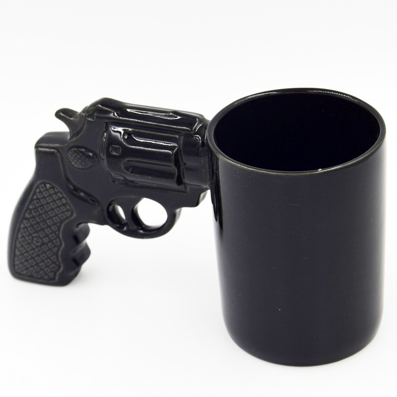 mobhead GOOD QUALITY gun handle coffee mug ceramic gun mug Ceramic Mug(400 ml)