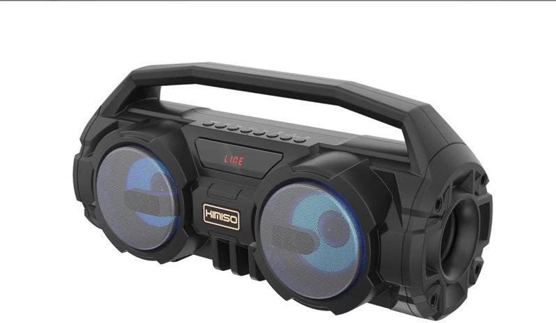 fiado BBOM BOX-S1 HD DYNAMIC SOUND BASS WITH LED LIGHT WIRELESS 20 W Bluetooth  Speaker(Black, Stereo Channel)