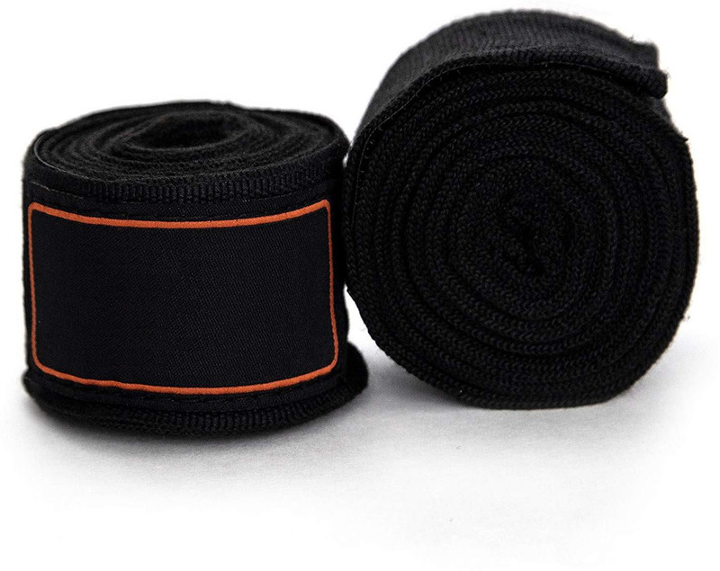 GTN Next ® Smart Black - 4.5M Cotton Boxing Handwraps Bandages Punching Hand Wraps by DOM Boxing Hand Wrap(5 cm)