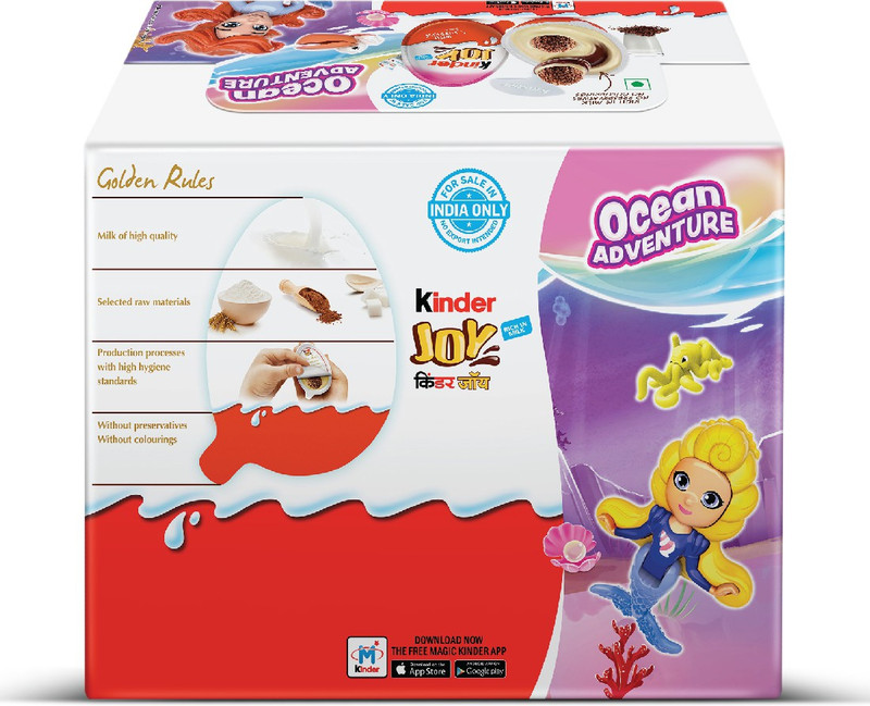 Kinder JOY for Girls Milk Chocolate Fudges