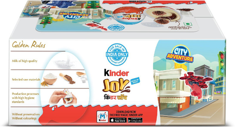 Kinder JOY for Boys Milk Chocolate Fudges