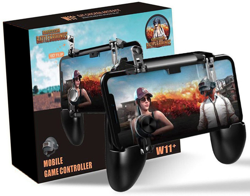 amusing High Quality W11+ PUBG Mobile Game Controller Gaming Triggers  Gaming Accessory Kit(Black, For Android, iOS)