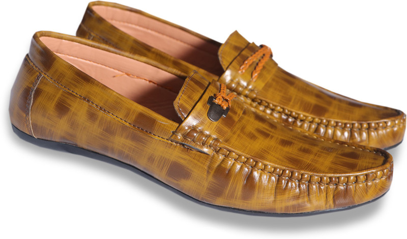 emporium fashion point 24K GOLD LOAFERS CASUAL SHOES FOR MEN Casuals For Men(Brown)