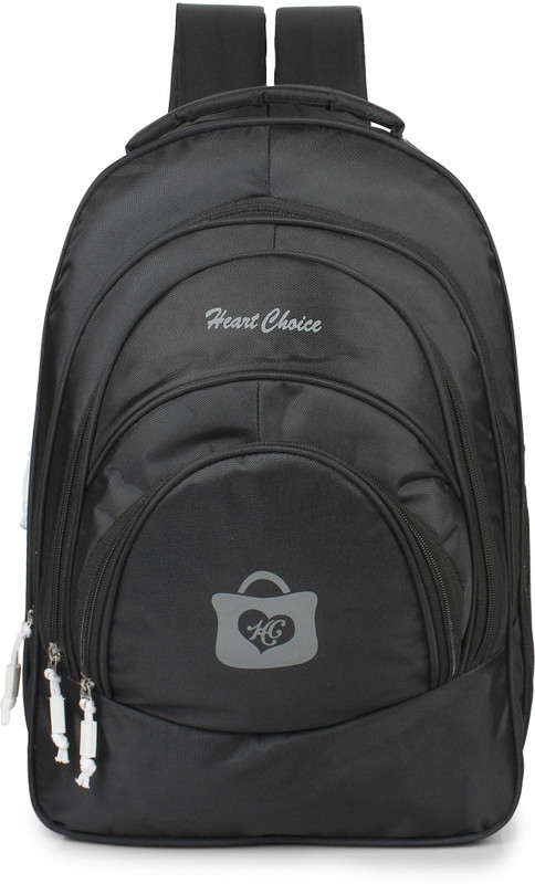 heart choice Boys Stylish Collage and Laptop Bags 20 L Backpack(Black)