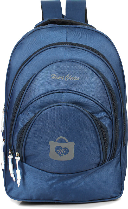 heart choice Man and Women Stylish Collage and Laptop Bags 25 L Backpack(Blue)