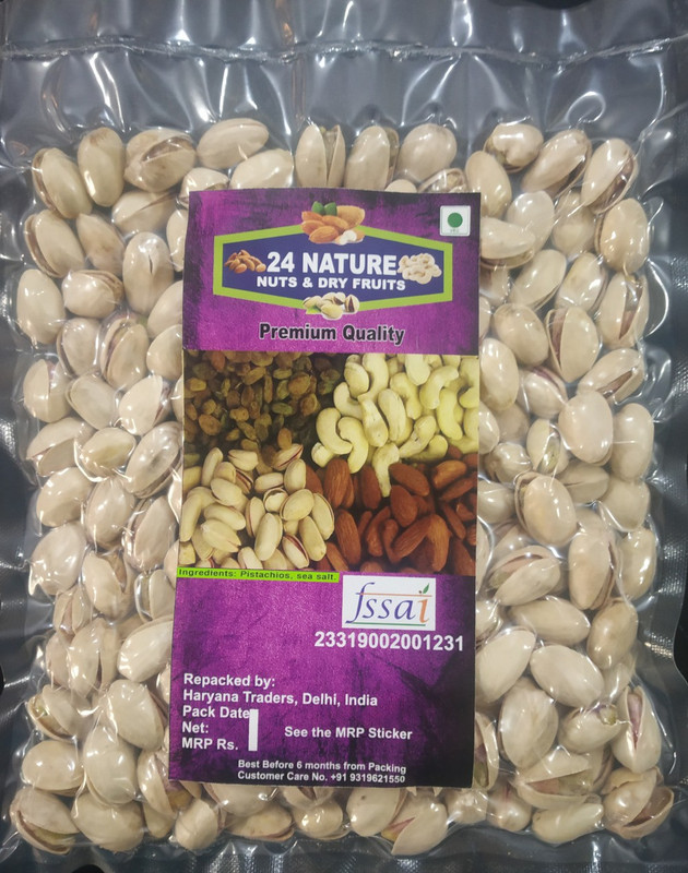 24 nature PREMIUM PISTA EXPORT QUALITY Pistachios(500 g)