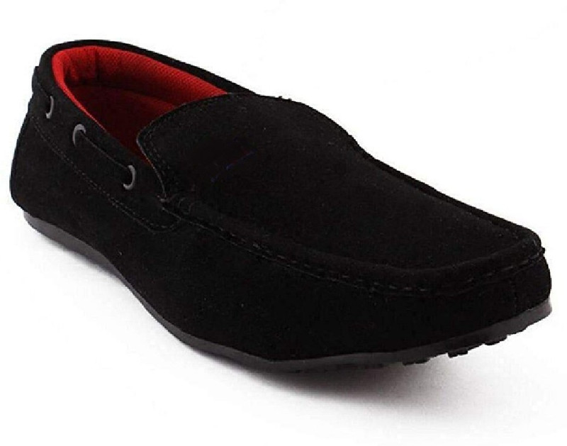 emporium fashion point 24K GOLD LOAFERS CASUAL CANVAS SHOES FOR MEN Loafers For Men(Black)