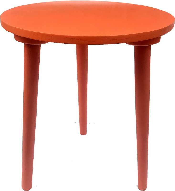 Sk Handicrafts Wooden Round Shape Coffee Table For Home Living Room Three Legs Side Orange 18 Inch Solid Wood Bedside Finish Color Black In Armenia At Desertcart 154623246 Inch Solid Wood Bedside Table, Round Three Leg Table