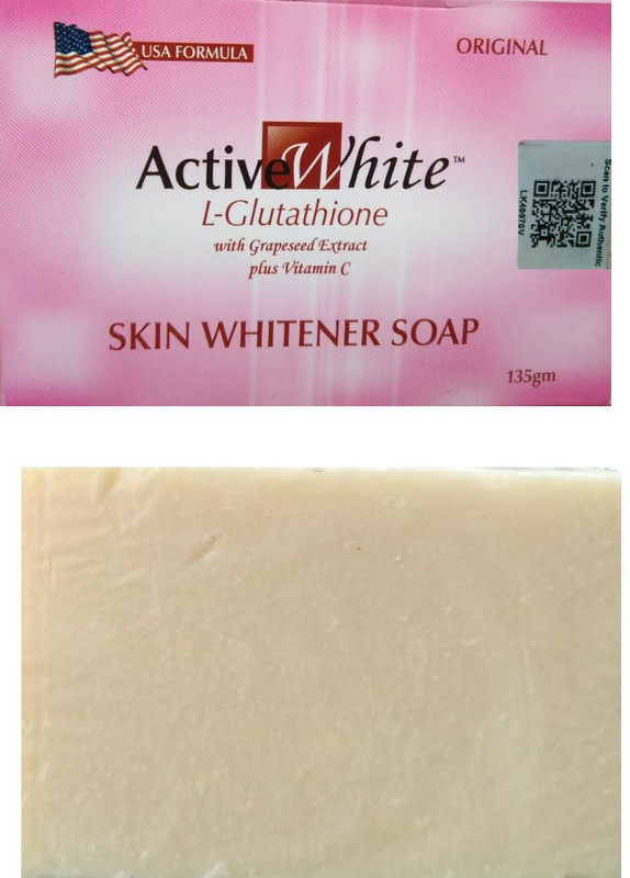 active white l glutathione soap Active White L Glutathione Skin Whitening Soap main image 1