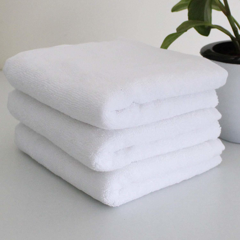 swarnashri Cotton 400 GSM Hand, Face Towel Set(Pack of 3, White)
