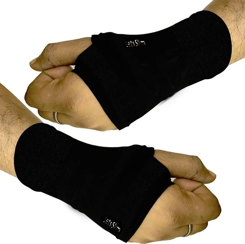 aksmit Cool Sunburn Protecter For Riders M Size_003C614 Riding Gloves(Black)