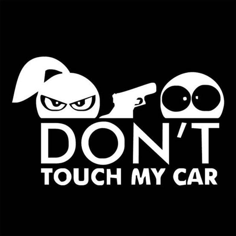 decor production Small Self adhesive car sticker sign  Sticker(Pack of 1)