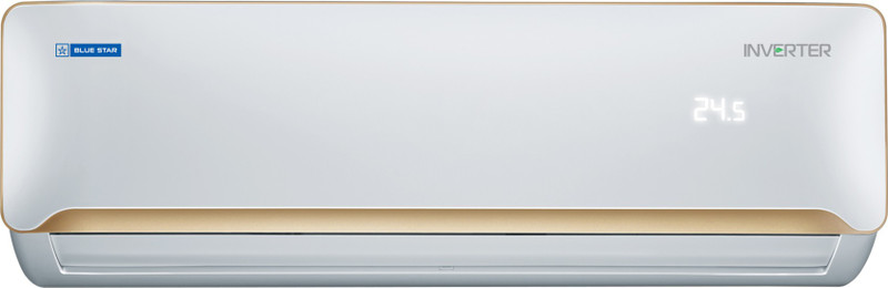 Blue Star 1.5 Ton 3 Star Split Inverter AC - White, Gold(IC318QATU, Copper Condenser)