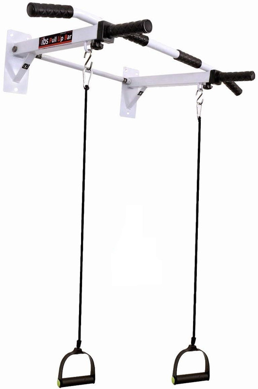 IBS Pull up Bar Home Gym Solid Fitness Gym Accessories Pull-up Bar(White)