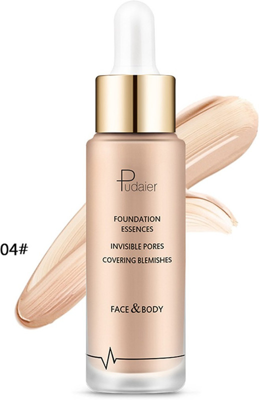 pudaier Water Foundation Cream,Oil Control Concealer Foundation Cream 40g 04# Foundation(04#, 40 g)