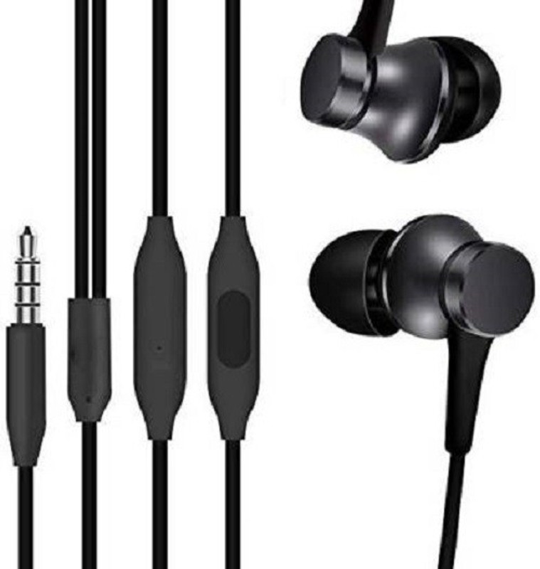 stacy Xia_omi Red.mi earphone for Note-3/4/5/7/7s/5pro/6pro/7pro/4a Wired Headset with Mic(Black, In the Ear)