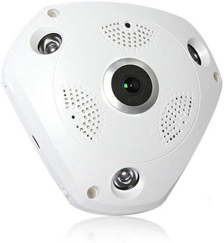tabaret VR CAM 1.3 MP 960P Fisheye 360° Wireless Wifi CCTV Camera, Night Vision, Smart Monitoring System, Compatible With Mobile & Tablet, HD IP CCTV Security Camera with SD Card Slot Security Camera(64 GB, 1 Channel)