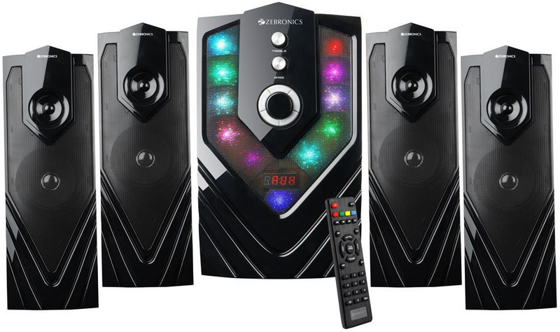 ZEBRONICS ZEB - SAMBA 105 Watt Bluetooth Home Theatre(Black, 4.1 Channel)
