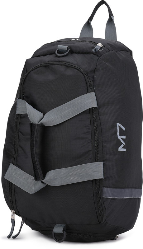 m7 by metronaut (Expandable) UNISEX DUFFEL Travel Duffel Bag(Black)
