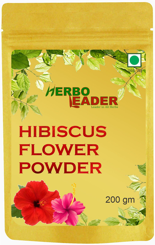 herboleader 100% Pure Organic Hibiscus Powder 200gm(200 g)