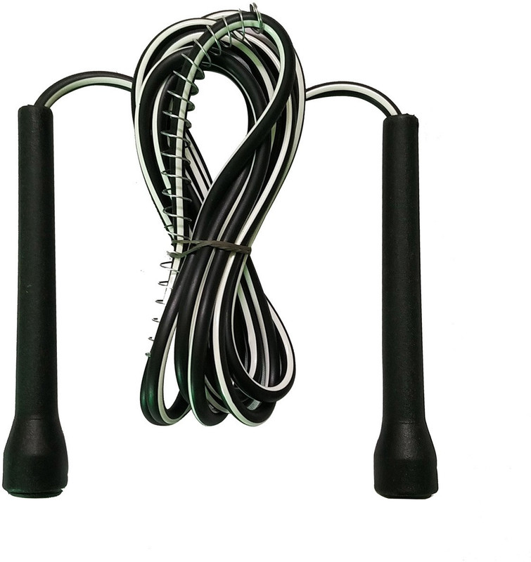 L'AVENIR FITNESS (Pack of 2) Cardio Training / Workout / Speed & Stamina / Fat Burning Freestyle Skipping Rope(Blue, Black, Length: 274 cm)